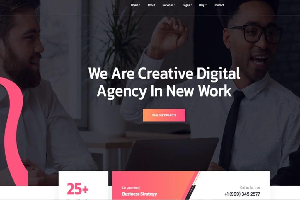 Flat Design Modern Web