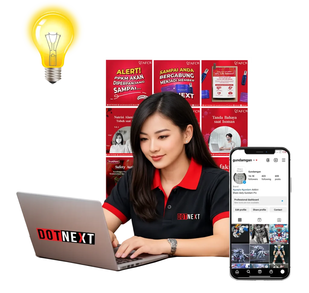 Jasa Manajemen konten instagram