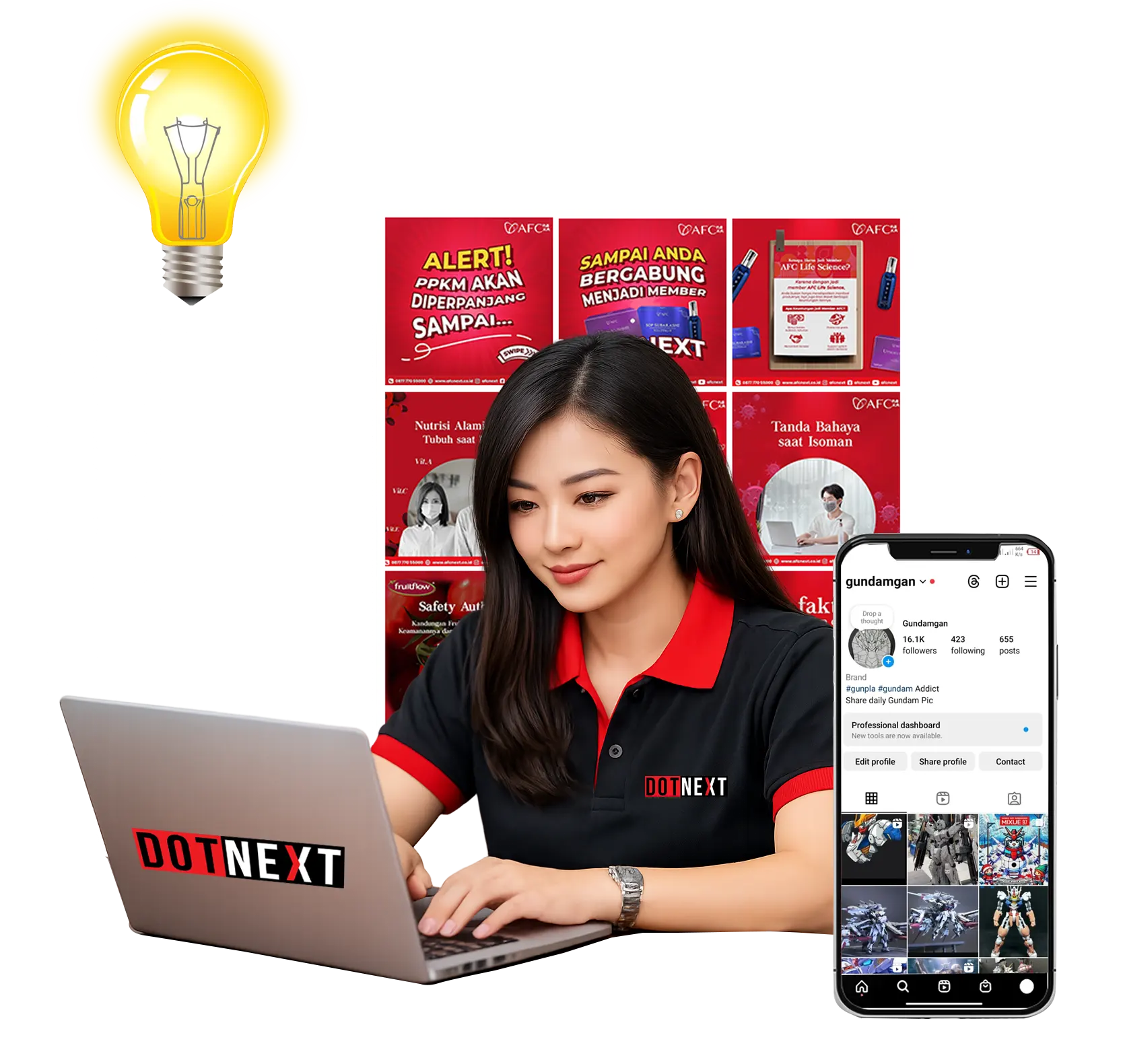 Jasa Manajemen konten instagram