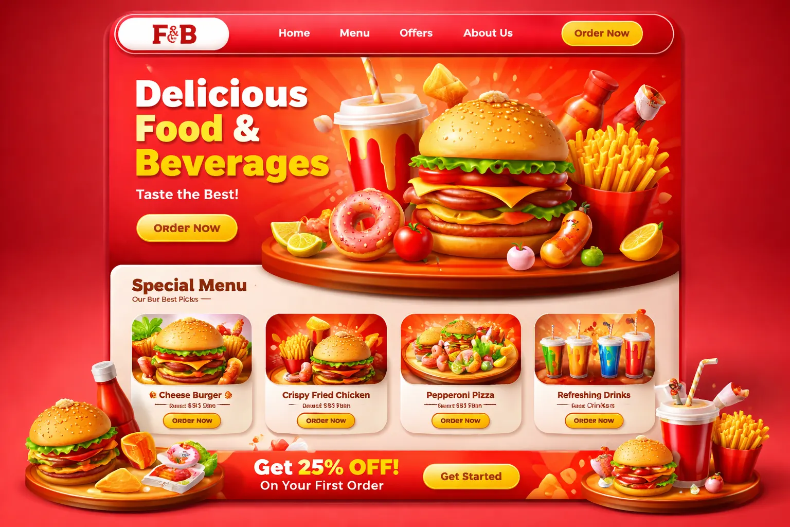 Web F&B CMS