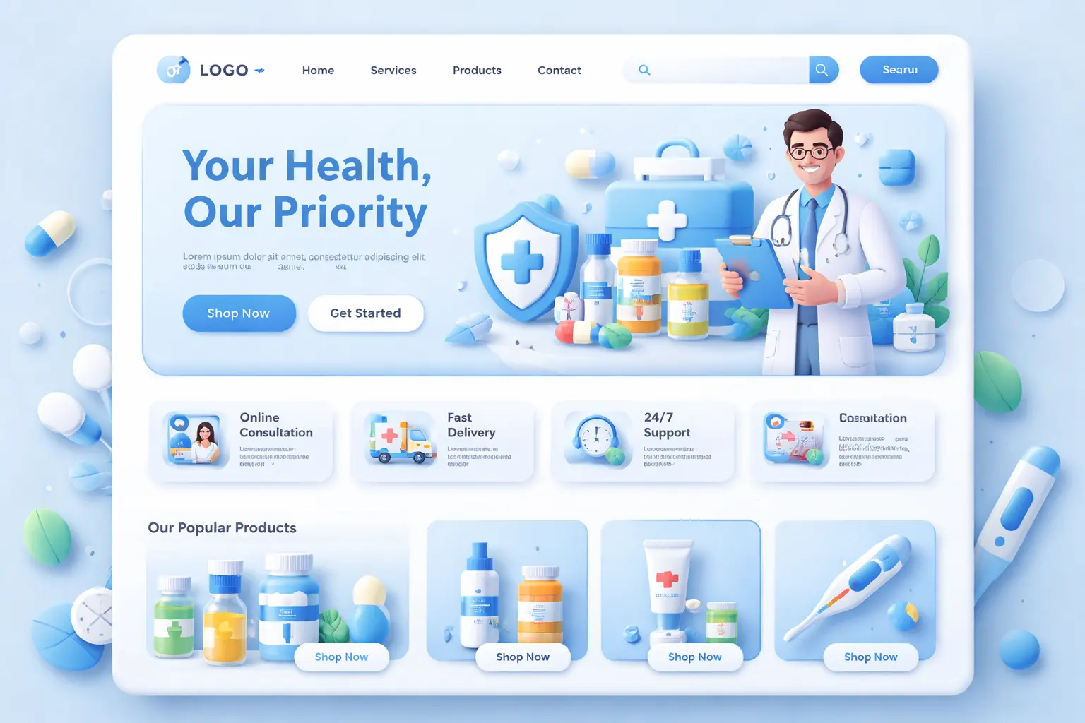 Web Farmasi SEO dan GEO Friendly