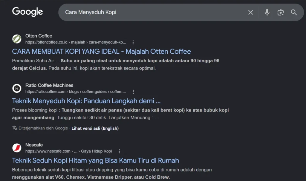 Step mencari Related Keyword