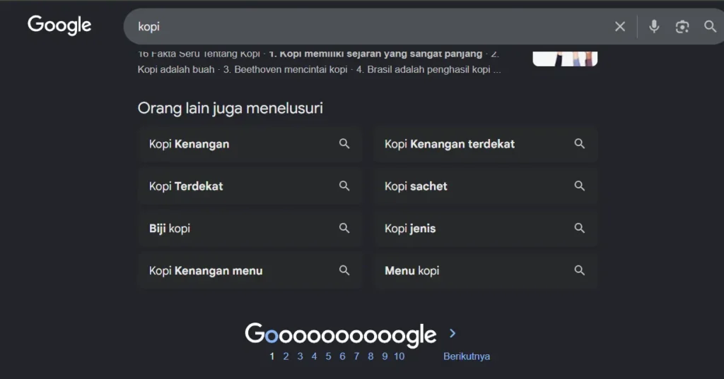 contoh penampakan People also search for