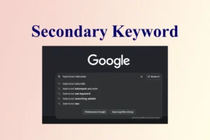 gambar ilustrasi Secondary keyword