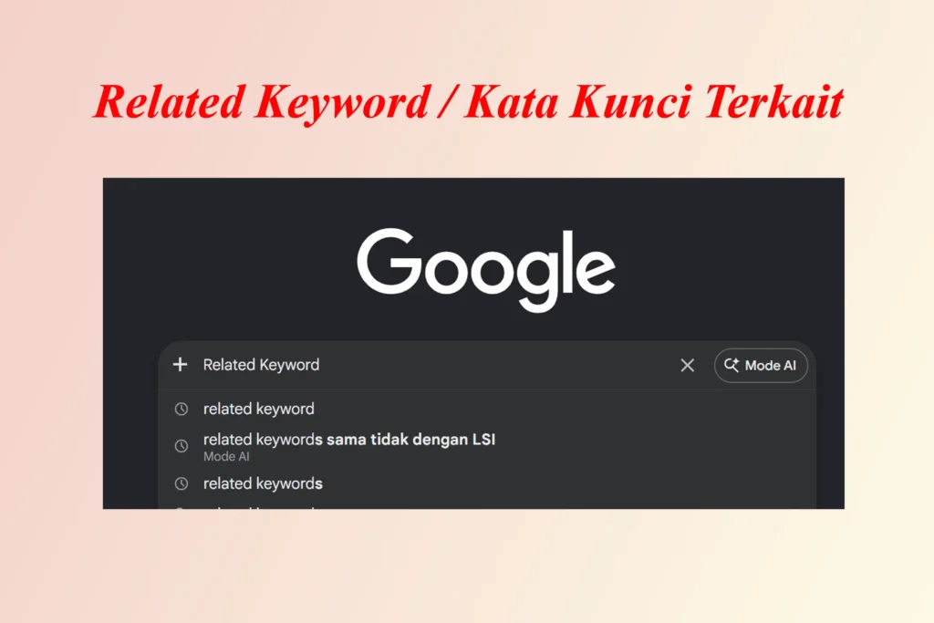 Related Keyword atau kata kunci terkait