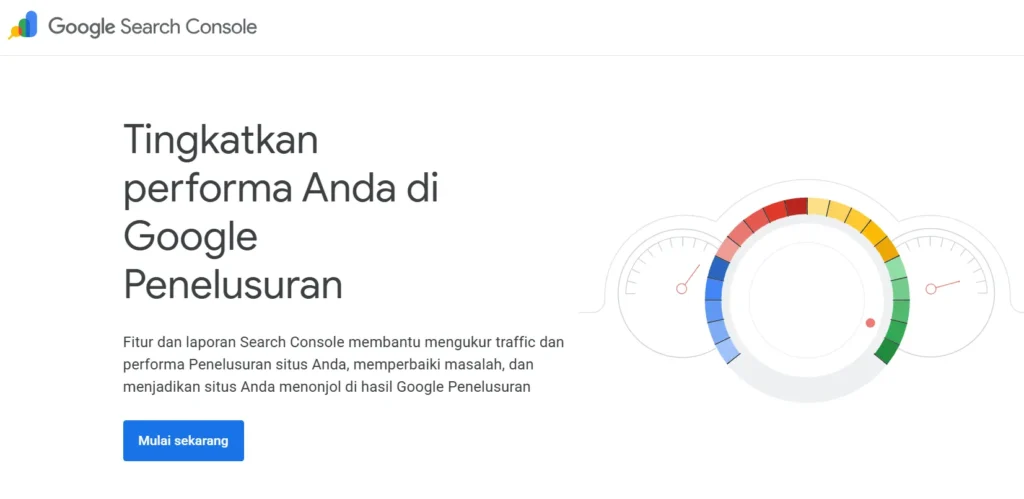penampakan GSC Google search console